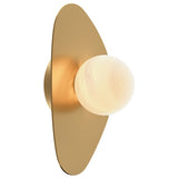 Rhoads Sconce, Natural Brass-Lighting-High Fashion Home