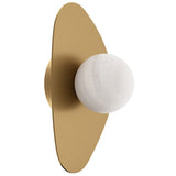 Rhoads Sconce, Natural Brass-Lighting-High Fashion Home