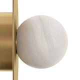 Rhoads Sconce, Natural Brass-Lighting-High Fashion Home