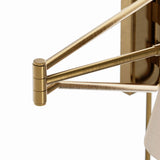 Gable Swing Arm Sconce, Oyster