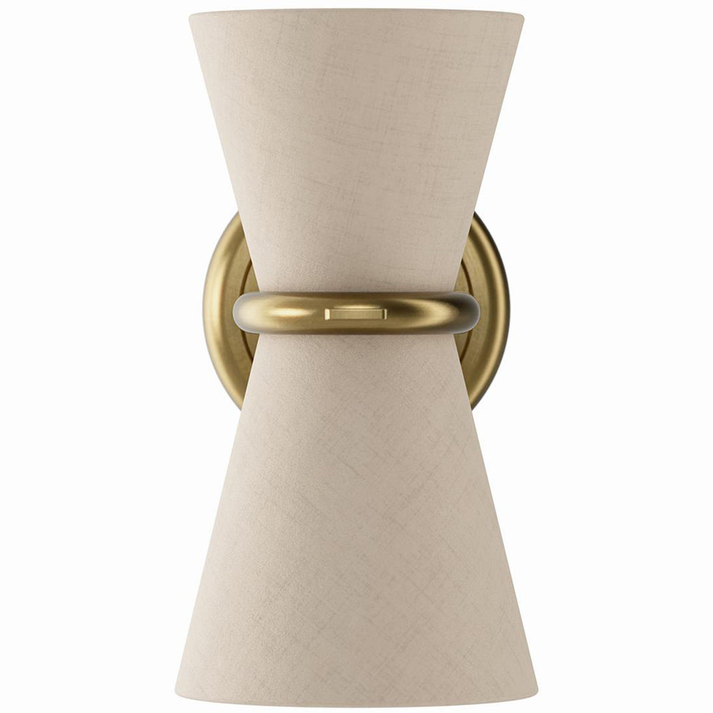 Gable Sconce, Oyster
