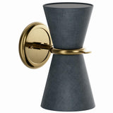 Gable Sconce, Storm Blue