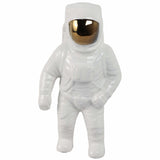 Astronaut Statuette, White/Gold-Accessories-High Fashion Home