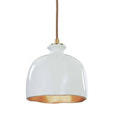 Bianca Ceramic Pendant, White-Lighting-High Fashion Home