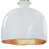 Bianca Ceramic Pendant, White-Lighting-High Fashion Home