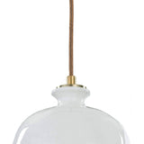 Bianca Ceramic Pendant, White-Lighting-High Fashion Home