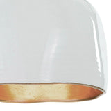 Bianca Ceramic Pendant, White-Lighting-High Fashion Home