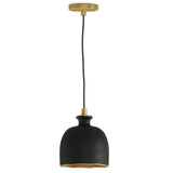 Bianca Ceramic Pendant, Black-Lighting-High Fashion Home