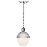 Otis Small Pendant, Polished Nickel-Lighting-High Fashion Home