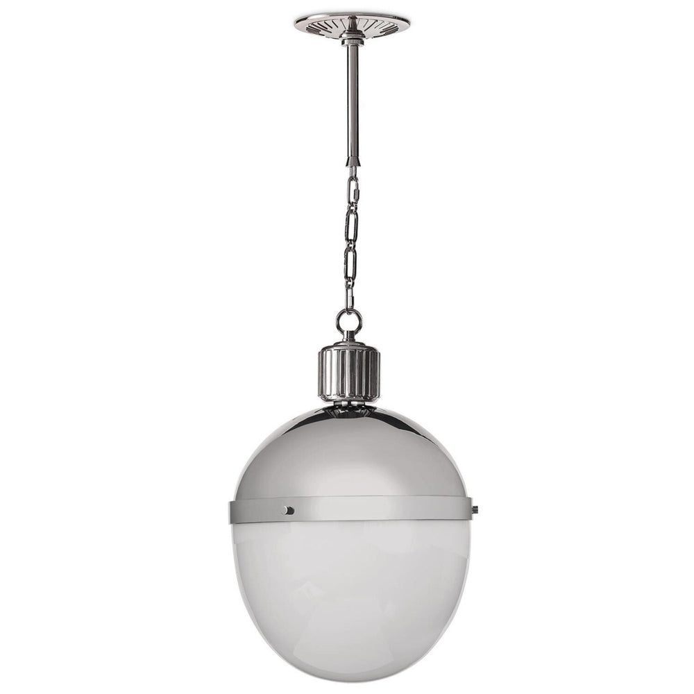 Otis Large Pendant, Polished Nickel-Lighting-High Fashion Home