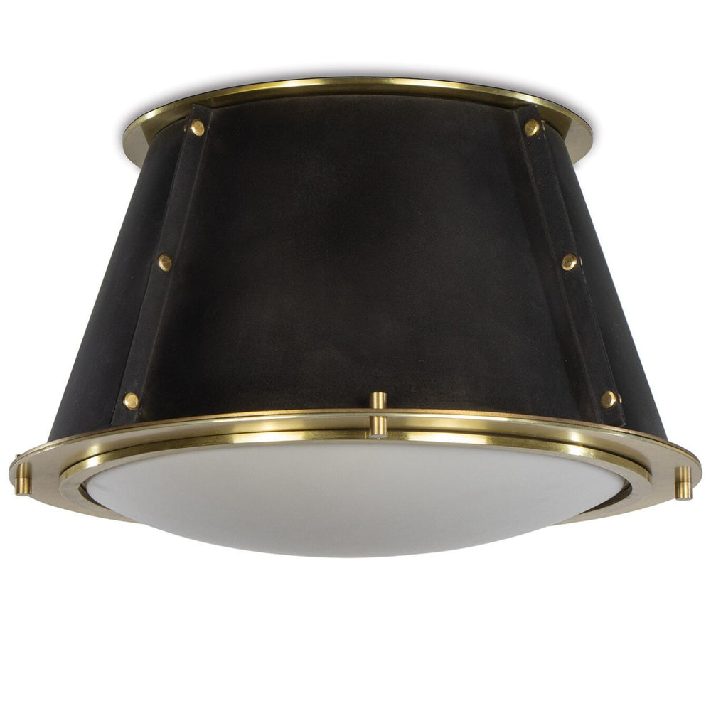 French Maid Flush Mount, Black