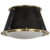 French Maid Flush Mount, Black