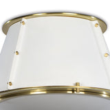 French Maid Flush Mount, White