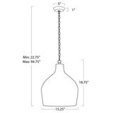 Campagna Pendant, Natural-Lighting-High Fashion Home