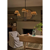 Polly Chandelier, Natural Brass/Olive