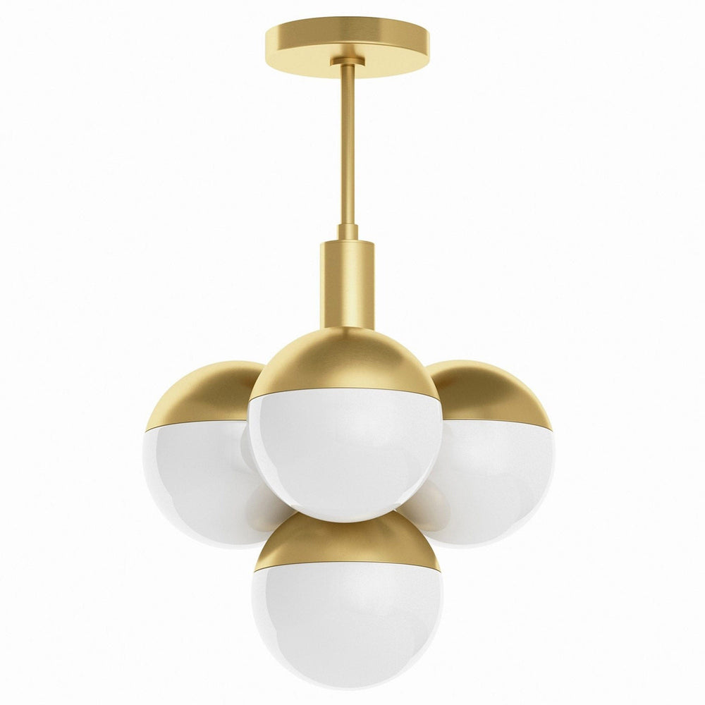 Oliver Pendant, Natural Brass-Lighting-High Fashion Home