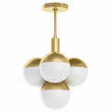 Oliver Pendant, Natural Brass-Lighting-High Fashion Home