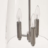 Maiden Glass Pendant, Polished Nickel-Lighting-High Fashion Home