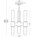 Dixon Pendant, Oil Rubbed Bronze-Lighting-High Fashion Home