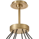 Dixon Chandelier, Natural Brass-Lighting-High Fashion Home