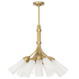 Mousseaux Chandelier, Natural Brass-Lighting-High Fashion Home