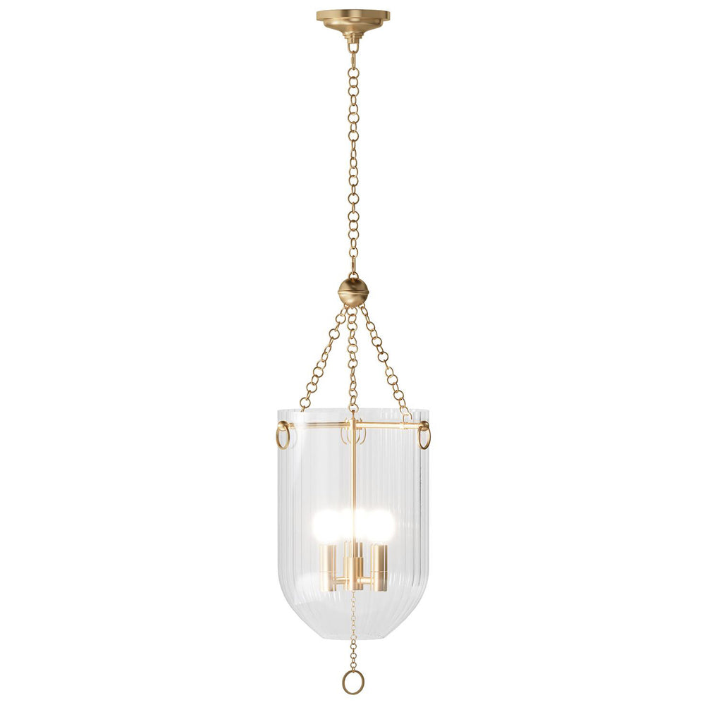 Roxie Pendant, Natural Brass