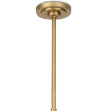 Artemis Chandelier, Natural Brass/Alabaster-Lighting-High Fashion Home