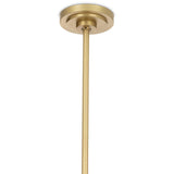 Artemis Single Pendant, Natural Brass/Alabaster-Lighting-High Fashion Home