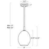 Artemis Single Pendant, Natural Brass/Alabaster-Lighting-High Fashion Home