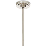 Artemis Single Pendant, Polished Nickel/Alabaster-Lighting-High Fashion Home
