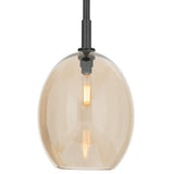 Artemis Single Pendant, Oil Rubbed Bronze/Champagne-Lighting-High Fashion Home