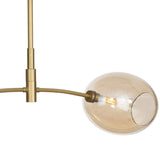 Artemis Double Pendant, Natural Brass/Champagne-Lighting-High Fashion Home