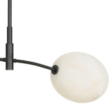 Artemis Double Pendant, Oil Rubbed Bronze/Alabaster-Lighting-High Fashion Home