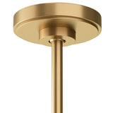 Bond 5 Light Pendant, Natural Brass-Lighting-High Fashion Home