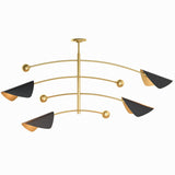 Eclipse Chandelier, Black-Lighting-High Fashion Home