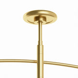 Eclipse Chandelier, Natural Brass-Lighting-High Fashion Home