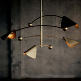Eclipse Chandelier, Natural Brass-Lighting-High Fashion Home