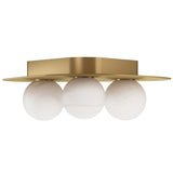Rhoads Flush Mount, Natural Brass-Lighting-High Fashion Home
