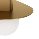 Rhoads Flush Mount, Natural Brass-Lighting-High Fashion Home