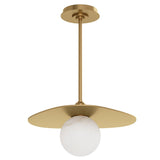 Rhoads Pendant, Natural Brass-Lighting-High Fashion Home