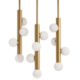 Rhoads Chandelier, Natural Brass-Lighting-High Fashion Home