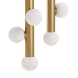 Rhoads Chandelier, Natural Brass-Lighting-High Fashion Home