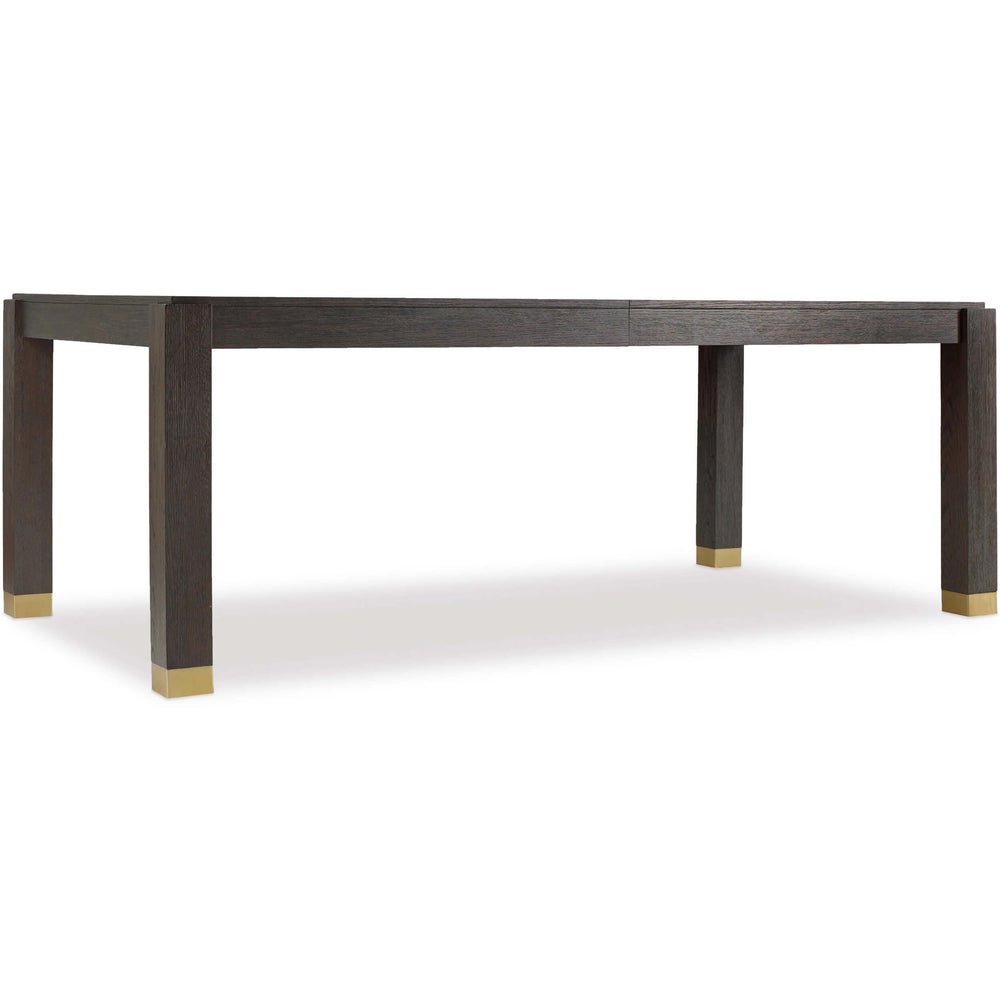 Curata Rectangular Dining Table, Deep Brown-Furniture - Dining-High Fashion Home