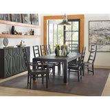 Curata Rectangular Dining Table, Deep Brown-Furniture - Dining-High Fashion Home