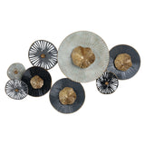 Dimensional Lily Pads, Gray-Accessories-High Fashion Home