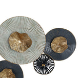 Dimensional Lily Pads, Gray-Accessories-High Fashion Home