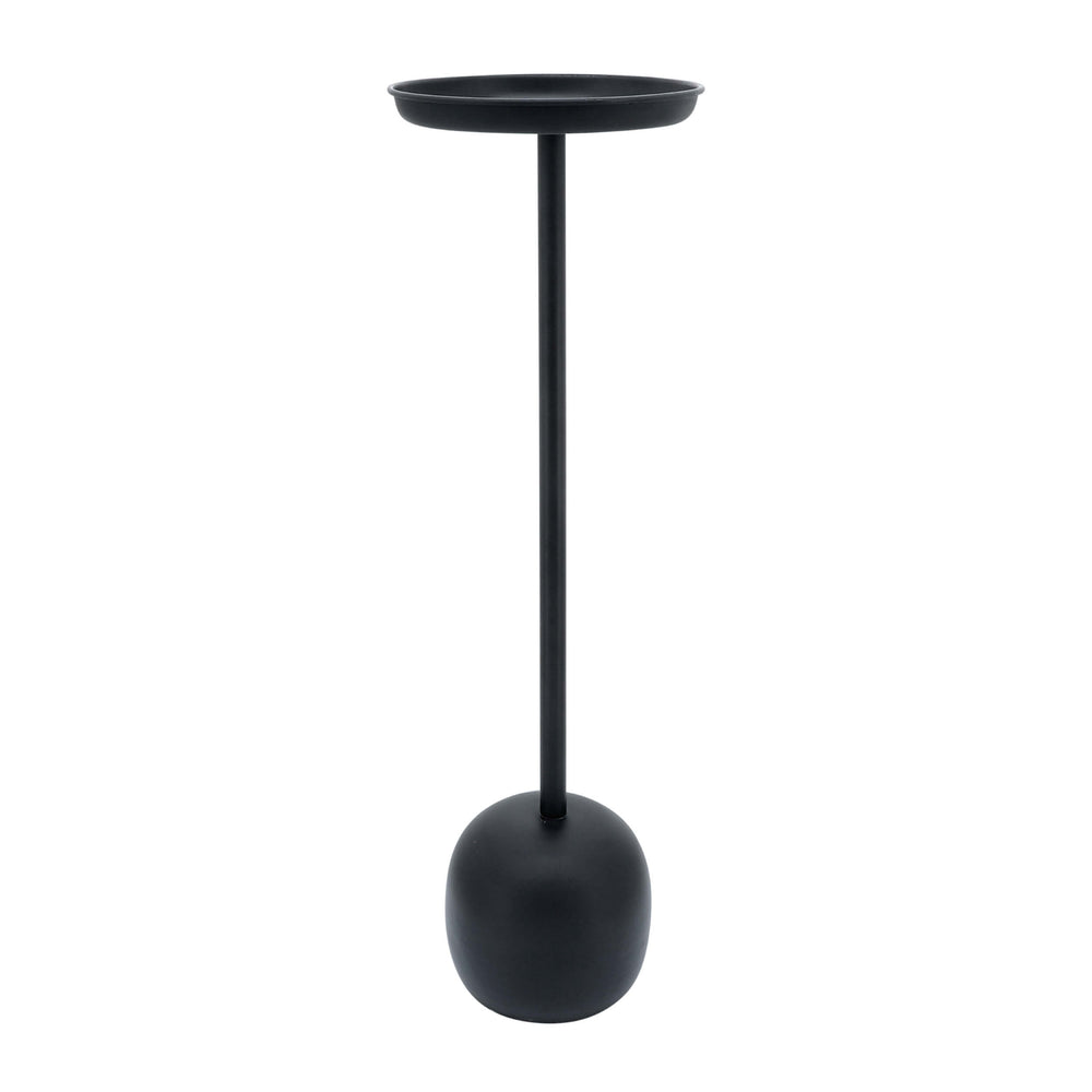Metal Drink Table, Black