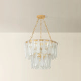 Tappan 5 Light Chandelier, Vintage Gold Leaf
