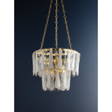 Tappan 5 Light Chandelier, Vintage Gold Leaf