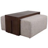 Drydenford Coffee Table Ottoman, Ivory
